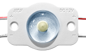 Модуль светодиодный ELF специальный для инкрустации, 1SMDдиод2835, с линзой, 160гр,12В, IP 67, белый