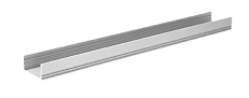 Профиль алюминиевый накладной ELF для LED, 2000х12х28мм