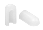 Торцевая заглушка для NeonLine ELF PVC интерьерный, 8мм, боковой изгиб, белый, для 1см (10 шт)