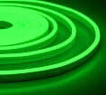 NeonLine ELF PVC интерьерный, боковой изгиб, 12В, IP53, 6мм, 1м, зеленый
